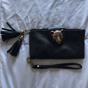 Charlotte Russe Wallet Clutch Wristlet Leopard